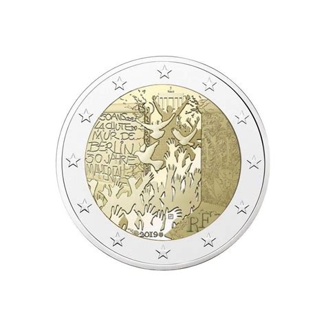 Moneda Conmemorativa Euros Francia Muro