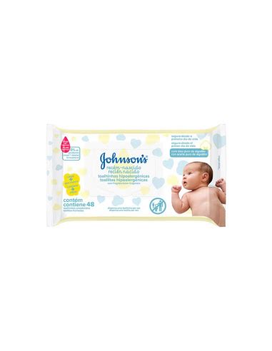 Johnson Baby Toallitas Húmedas para Bebé Recién Nacido x 48 Un en