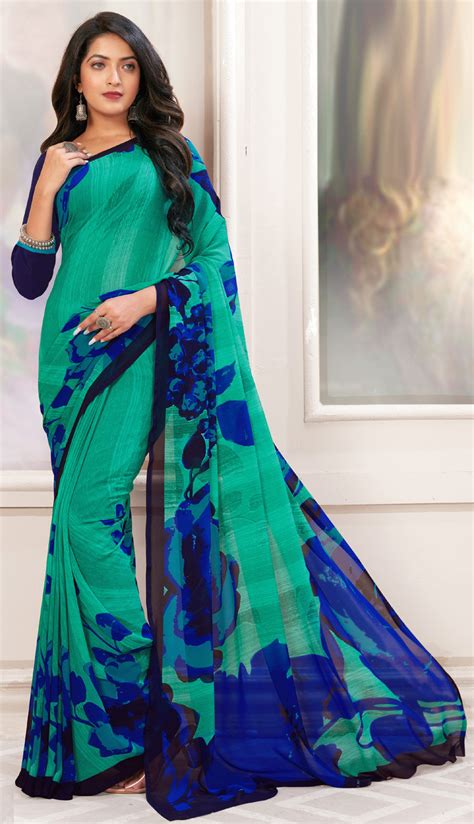 Traditional Green Color Crepe Silk Silk Fabric Saree