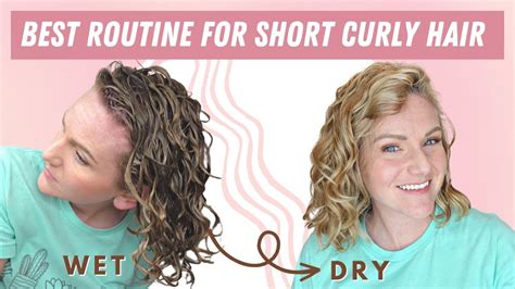 Favorite Wavy Curly Hair Routine For Short Hair Youtube