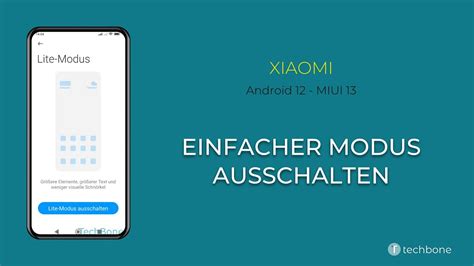 Einfacher Modus Ausschalten Xiaomi Android 12 MIUI 13 YouTube