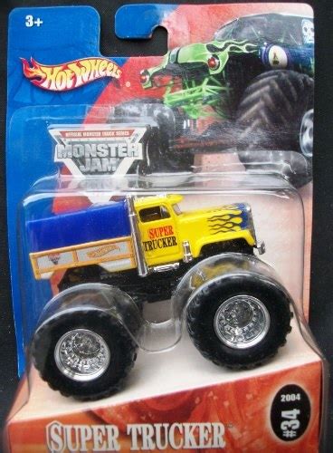 Hot Wheels Monster Jam Mattel Wheels Super Trucker Scale Collectible Truck