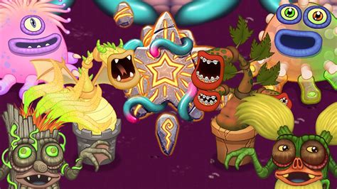 All Natural Rares Epics Psychic Island My Singing Monsters YouTube