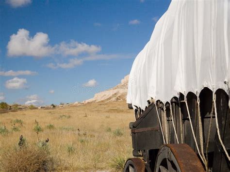 Covered Wagon stock photo. Image of rustic, outdoors - 23192574