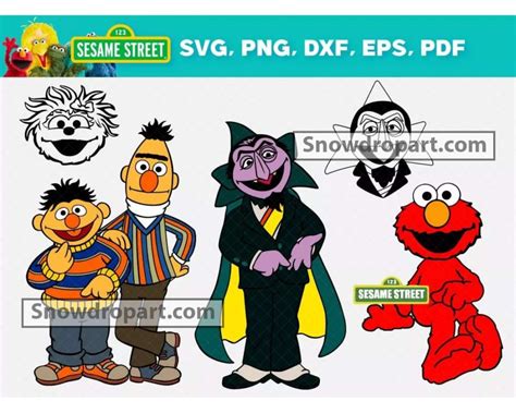 Sesame Street Svg Bundle Sesame Street Svg The Muppets Svg