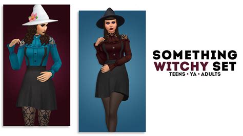 Best Maxis Match Witch CC For The Sims 4 All Free FandomSpot