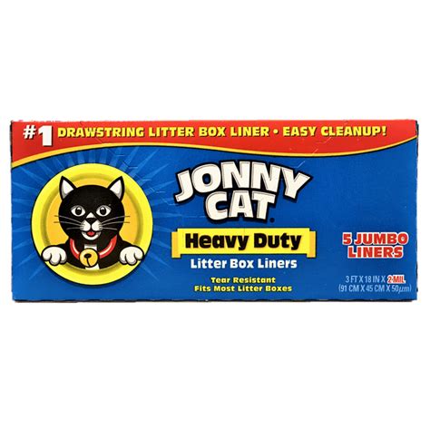 Jonny Cat Heavy Duty Large Kitty Litter Box Liners Tear Resistant 5