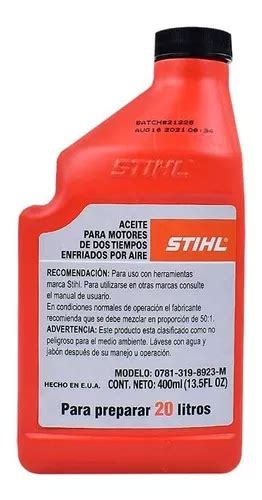 Aceite Stihl Hp 2 T 400ml Naranja Todopartes MercadoLibre