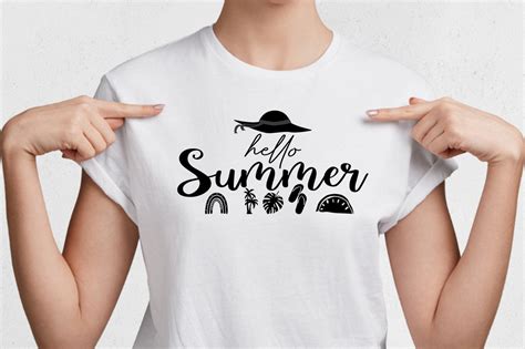 Hello Summer Beach Svg Vector Design Graphic By Uttam Das · Creative