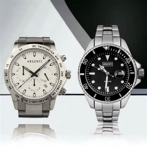 Argenti Diver & Chronograph Watch Set Auction