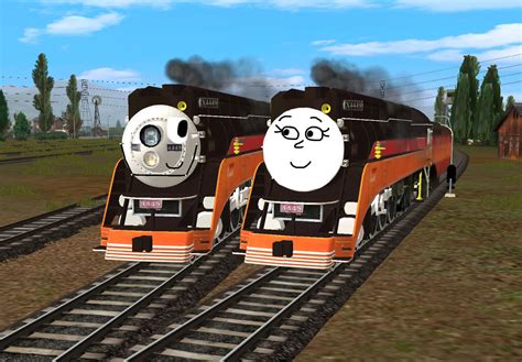 Sp Daylight 4449 Meets Shasta Daylight By Gtrainboy16 On Deviantart