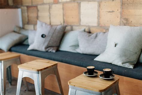 Modern Restaurant Interior With Coffee By Stocksy Contributor Kristen Curette And Daemaine