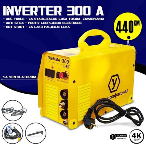 Aparat Za Zavarivanje INVERTER Sa Argonom TIG MMA 300 A Aparati Za