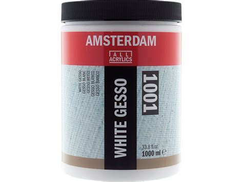 Amsterdam Gesso White 1001 1000ml Global Hobby Og Kunst