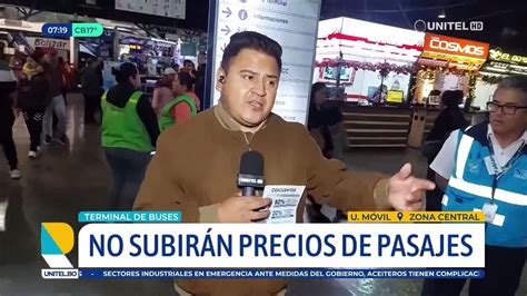 Att Aclara Que El Precio De Los Pasajes Desde La Terminal De Cochabamba