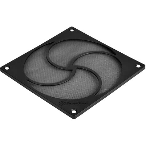 Silverstone 140mm Hiflow Fan Filter With Magnet Black Ff144b