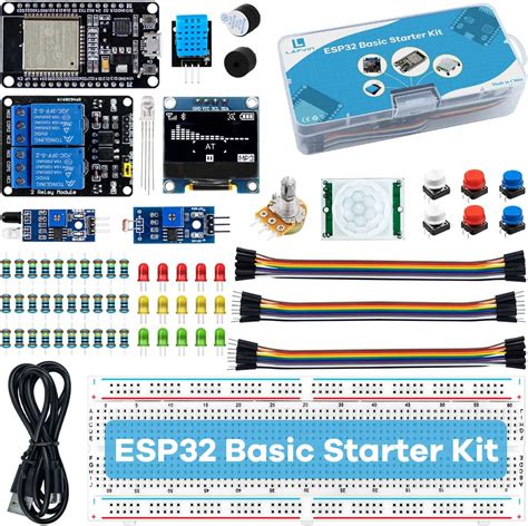 Kit básico de inicio LAFVIN para placa de desarrollo ESP32 ESP 32S WiFi