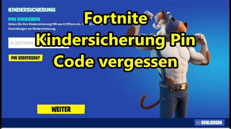 Fortnite Kindersicherung Pin Code Vergessen So Neue Pin Nummer