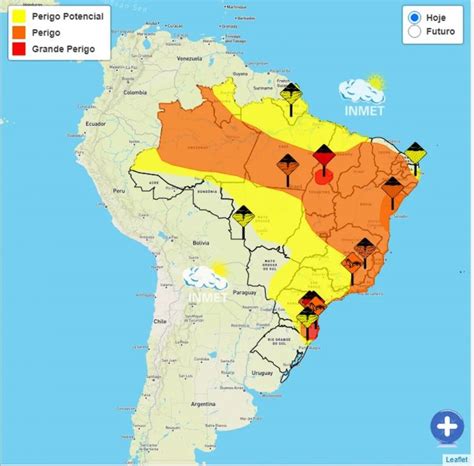 Instituto Nacional De Meteorologia Emite Alerta Para Fortes Chuvas Em