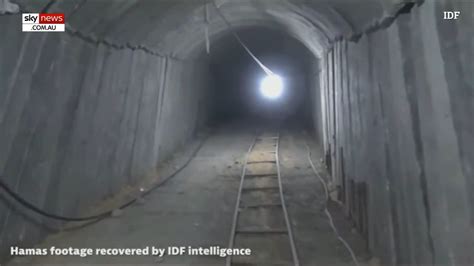 WATCH Inside Hamas Biggest Terror Tunnel Sky News Australia