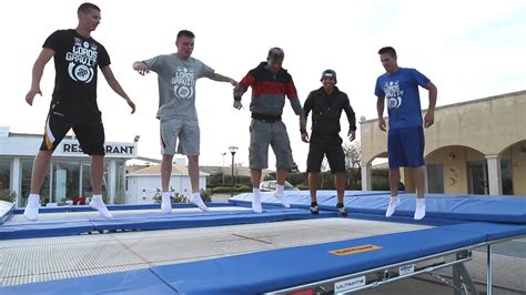 Guy Loses Pants On Trampoline Telegraph