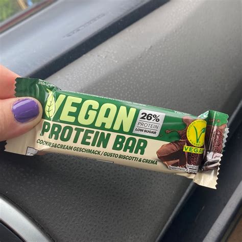 Lidl Vegan Protein Bar Cookies Cream Review Abillion