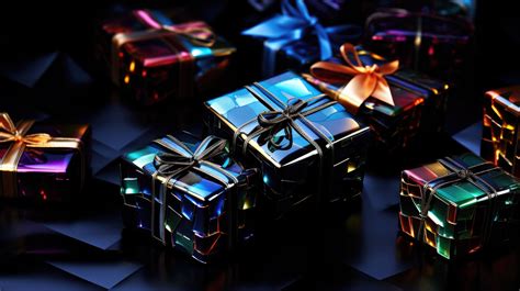 Perfectly Wrapped Gifts In An Array Of Complementary Jewel Tones Create