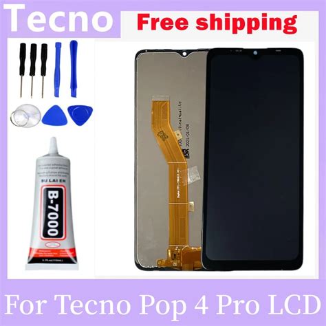 6 52 Original LCD New For Tecno POP 4 Pro BC3 Display Touch Screen