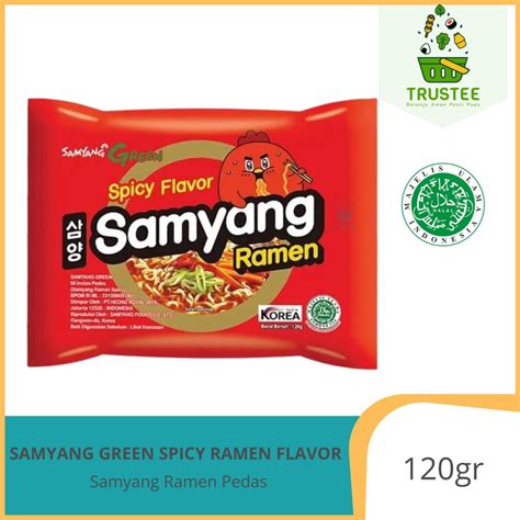 Jual Halal Samyang Green Hot Chicken Ramen Buldak Cheese Carbonara Korea Shopee Indonesia