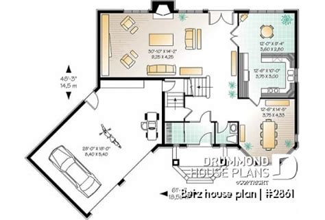 Modern Mini Mansion Floor Plan