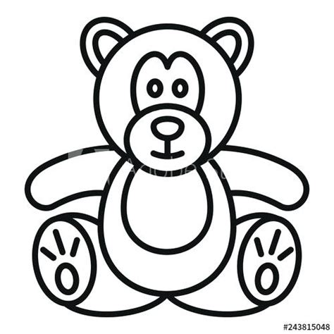 Teddy Bear Face Drawing | Free download on ClipArtMag