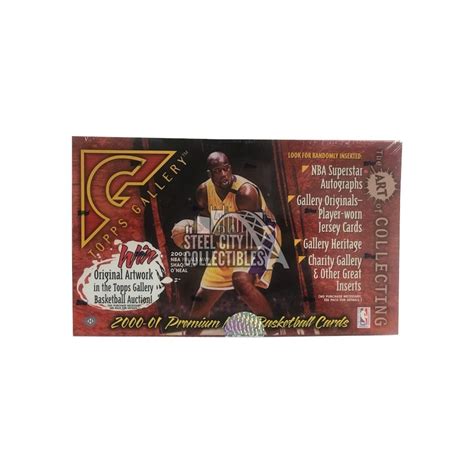 2000 01 Topps Gallery Basketball Hobby Box Steel City Collectibles