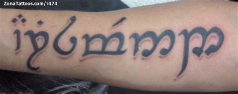 Tattoo of Elvish