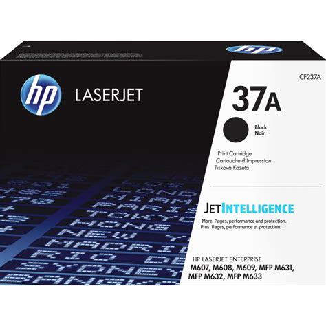 HP 37A Black Original LaserJet Toner Cartridge CF237A For