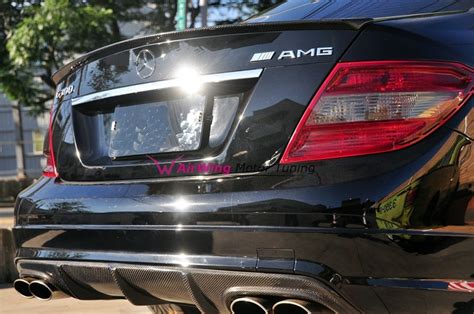 Airwing Co Ltd Products W204 C63 Amg Style Carbon Trunk Spoiler