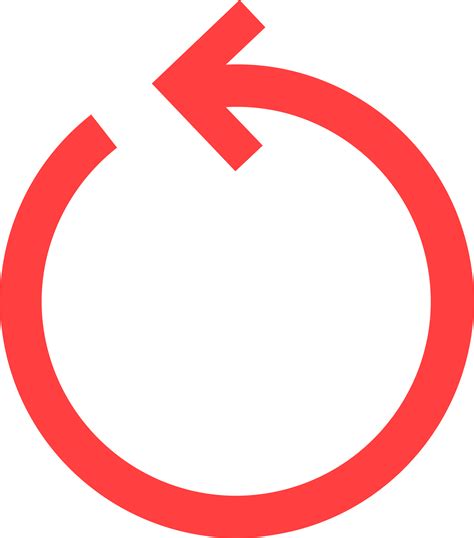 Red Circle And Arrow PNG Image