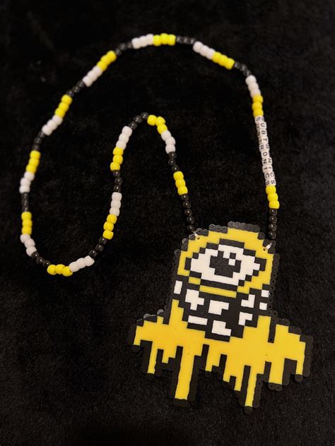 Subtronics Kandi And Perler Necklace Etsy