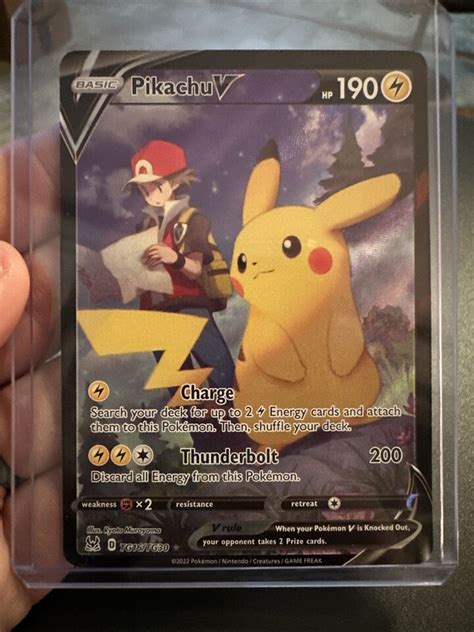 Pokémon TCG Pikachu V Lost Origin Trainer Gallery TG16 TG30 Holo Ultra