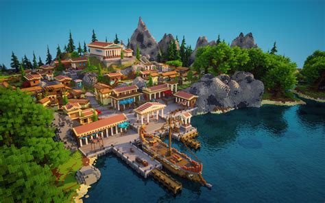 Greek Town Minecraft Map