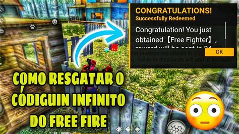 COMO RESGATAR O CÓDIGUIN INFINITO DO FREE FIRE YouTube