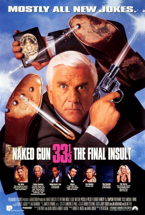 Naked Gun 33 1 3 The Final Insult 2 Of 2 Extra Large Movie Poster