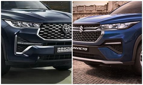 Maruti Suzuki Invicto Vs Toyota Innova Hycross Differences Explained