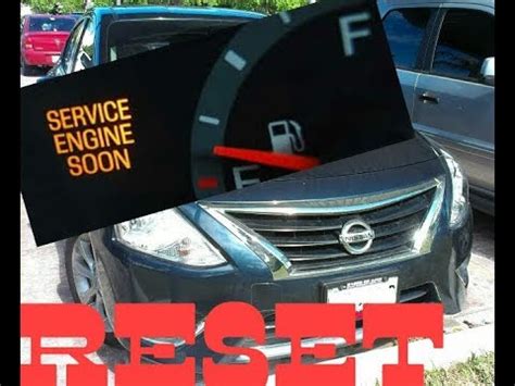 How To Reset Service Engine Soon Light On A Nissan Versa