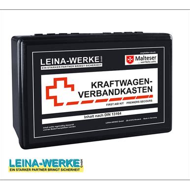 Leina Werke KFZ Verbandkasten Standard Inhalt Nach DIN 13164 Erste