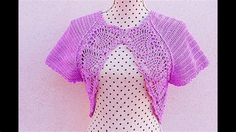 Crochet Bolero For Women Crochet Majovelcrochet YouTube