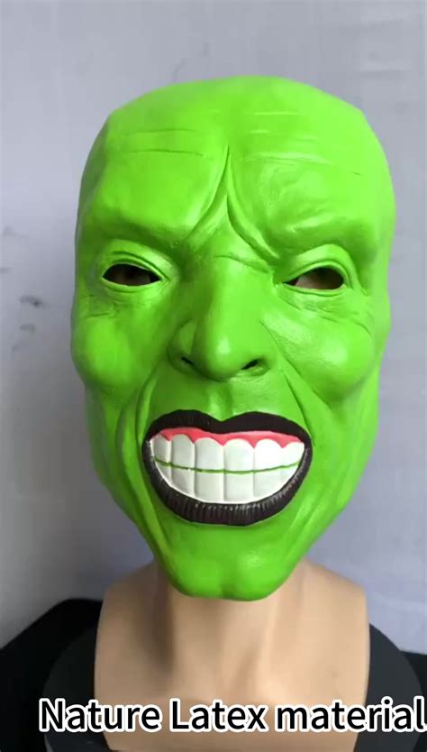 Loki Mask Movie Jim Cosplay Green Mask Fancy Dress Loki Costume Mask