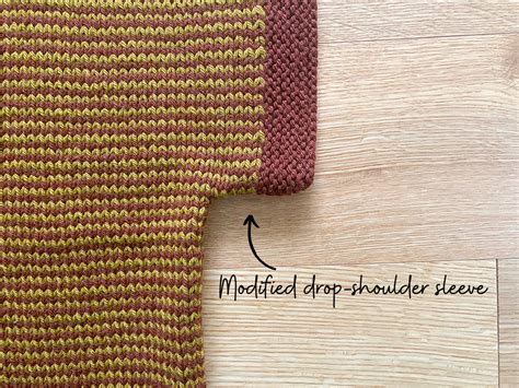 Picking Up Underarm Stitches In A Drop Shoulder Garment Elizabeth