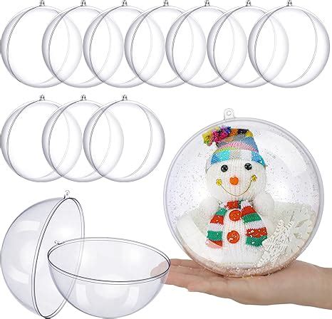 Amazon Syhood 10 Pcs 160 MM 6 3 Inch Large Clear Christmas