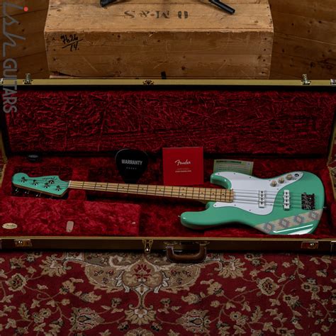 Fender Silent Siren Jazz Bass Mij Surf Green Ish Guitars