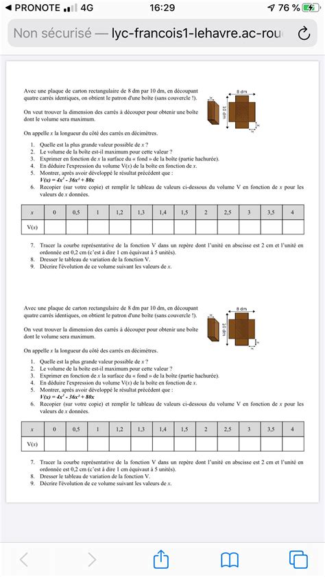 Bonjour je suis en seconde et jai un DM de maths super compliqué à